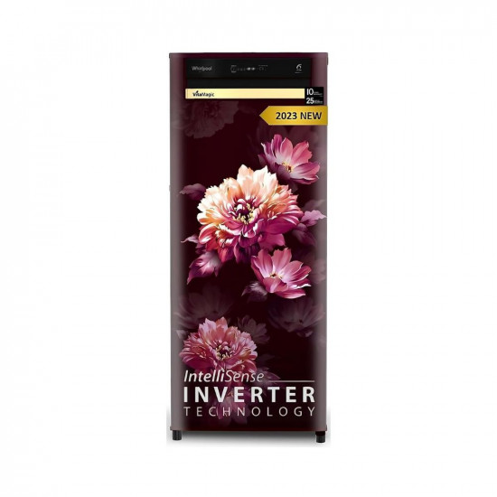 Whirlpool 192 L 3 Star Auto-Defrost Inverter Vitamagic Pro Direct-Cool Single Door Refrigerator (215 VMPRO PRM 3S INV WINE DAFNE-Z, 2023 Model)