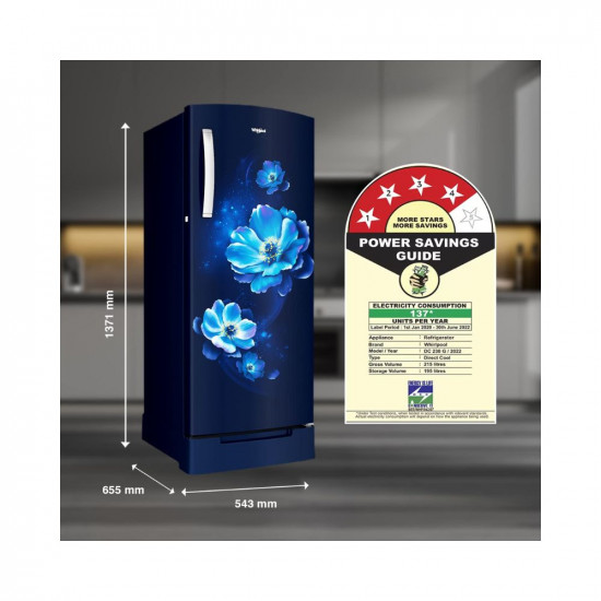 Whirlpool 192 L 4Star Direct Cool One Door Refrigerator IMPRO ROY INV 215 4s