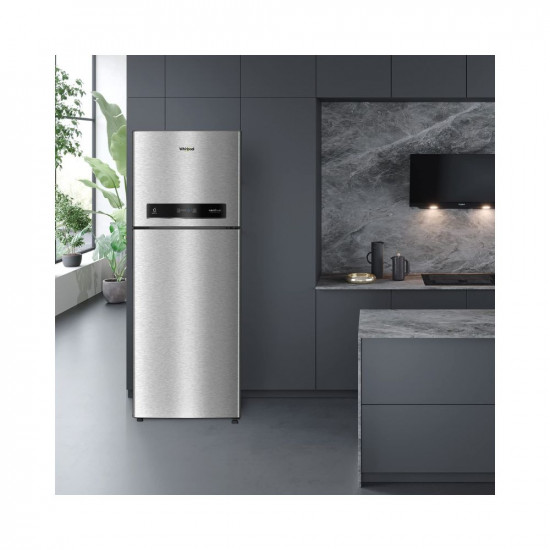 Whirlpool 265 L 3 Star IntelliFresh Inverter Frost-Free Double Door Refrigerator (IF INV CNV 278 3S, German Steel, Convertible, 2022 Model)