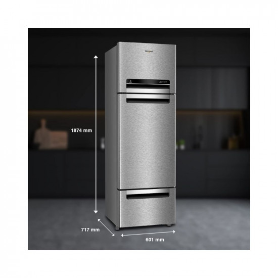 Whirlpool 330 L Frost Free Multi-Door Refrigerator(FP 343D Protton Roy, Alpha Steel)