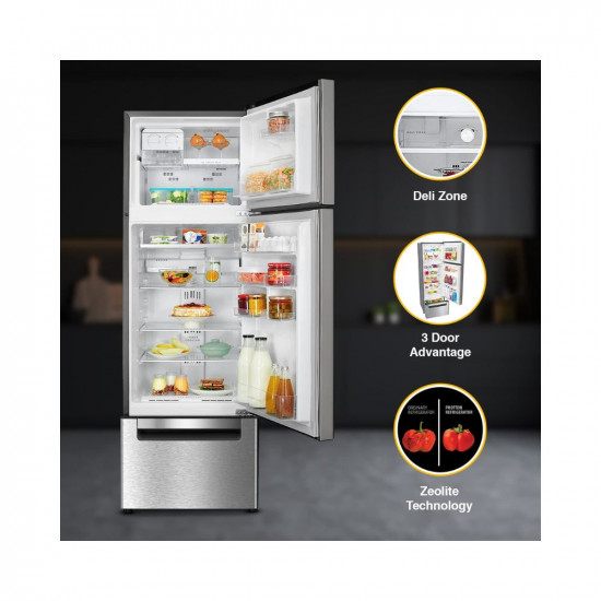 Whirlpool 330 L Frost Free Multi-Door Refrigerator(FP 343D Protton Roy, Alpha Steel)