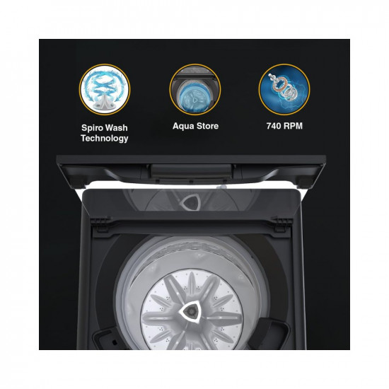 Whirlpool 6 Kg 5 Star Royal Fully-Automatic Top Loading Washing Machine (WHITEMAGIC ROYAL 6 GENX, Grey, ZPF Technology)
