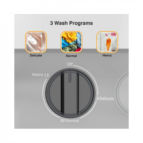 Whirlpool 6 Kg 5 Star Superb Atom Semi Automatic Top Loading Washing Machine SUPERB ATOM 60I