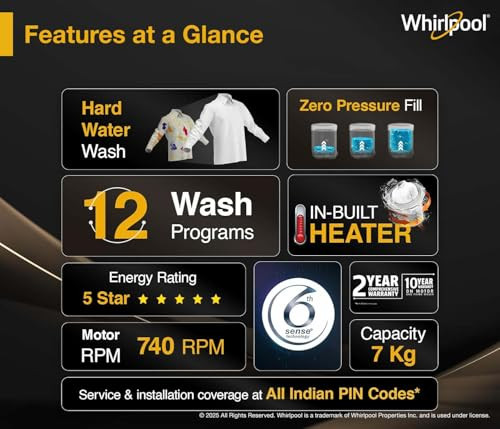 Whirlpool 7 kg Fully Automatic Top Load Washing Machine MAGIC CLEAN PRO SW 70 H GREY 10YMW Grey - product image 3