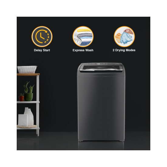 Whirlpool 7.5 Kg 5 Star Stainwash Pro Fully Automatic Top Load Washing Machine (Stainwash Pro H 7.5, Kg 5 Star with In-Built Heater), Grey