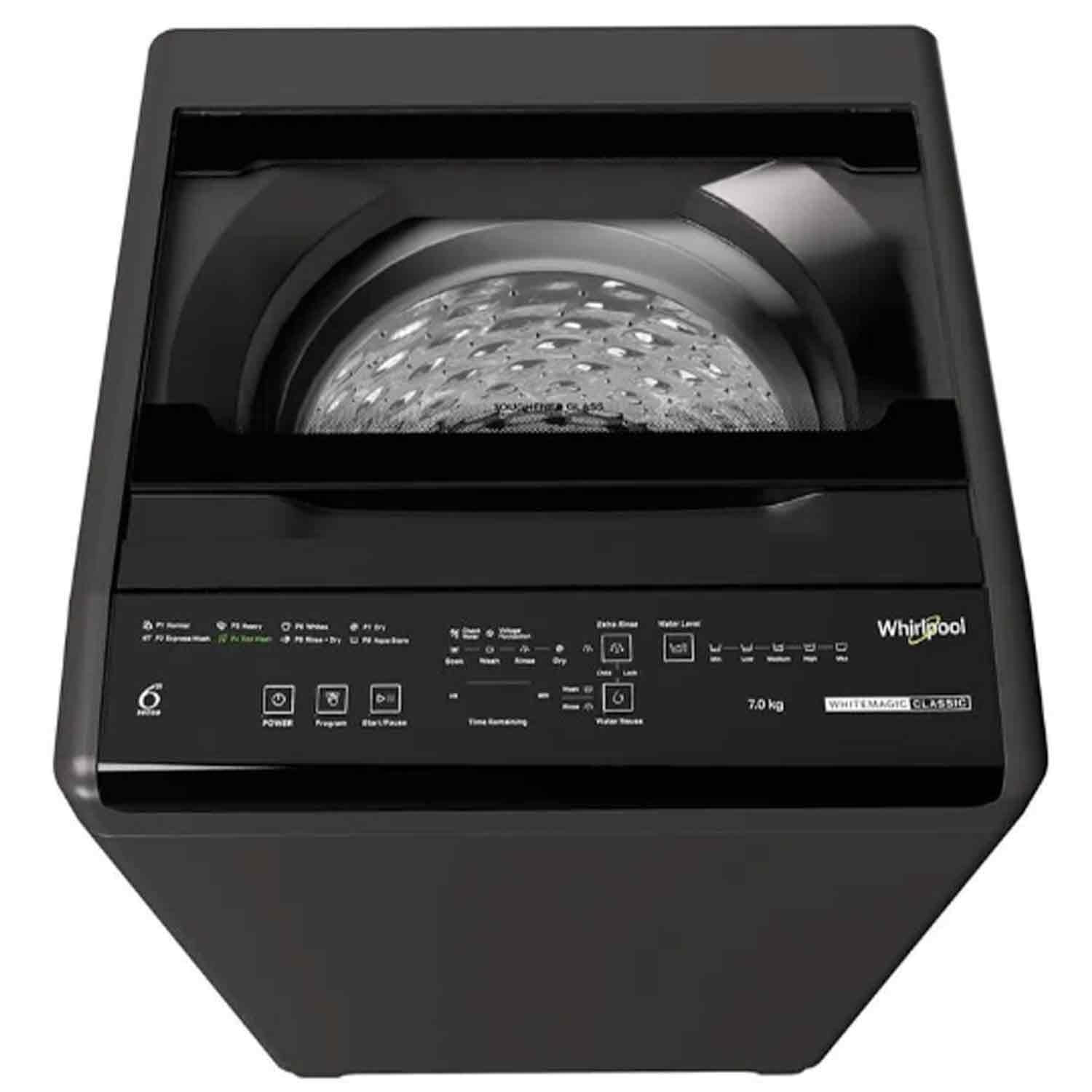Whirlpool 7Kg Top Load 5 Star Fully Automatic Top-Load Washing MachineWhitemagic Classic GenX10YMW Grey