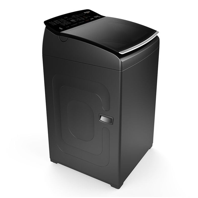 Whirlpool 8 KG 5 Star Fully Automatic Top Load Washing Machine  In-Built Heater  Soft Closing Lid  Hard Water Wash 360 BloomWash Pro Graphite