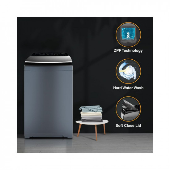 Whirlpool 9 Kg 5 Star Bloomwash Pro Fully-Automatic Top Loading Washing Machine - Built In Heater (360 BW PRO (570) H 9.0 MIDNIGHT GREY 10YMW)