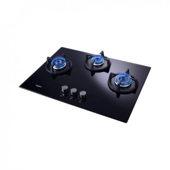 Whirlpool Hob 3 Burner Auto Ignition Gas Stove (Elite Hybrid 703 MT EC Gas Hob)