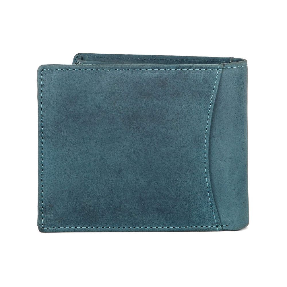 WildHorn Blue Hunter Leather Wallet for Men