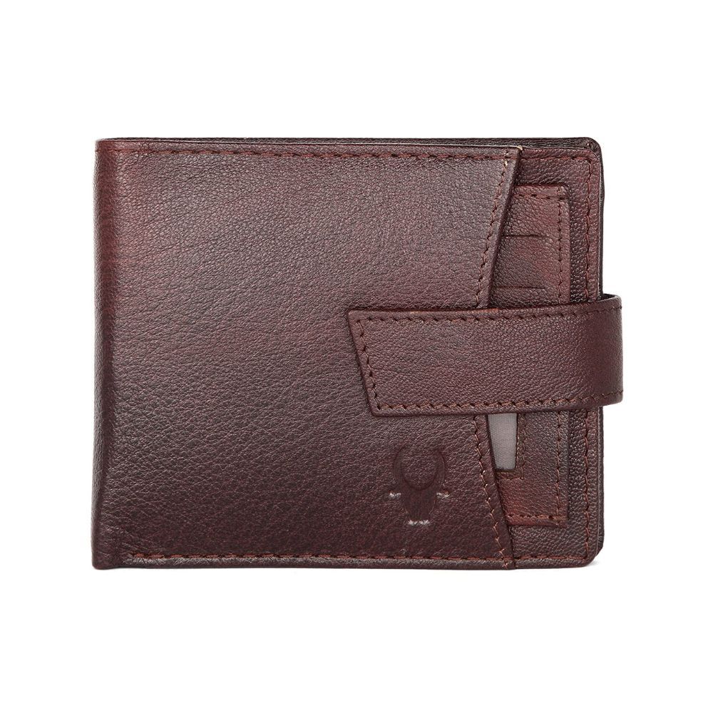 WildHorn Brown Leather Men's Wallet for Regular Use
