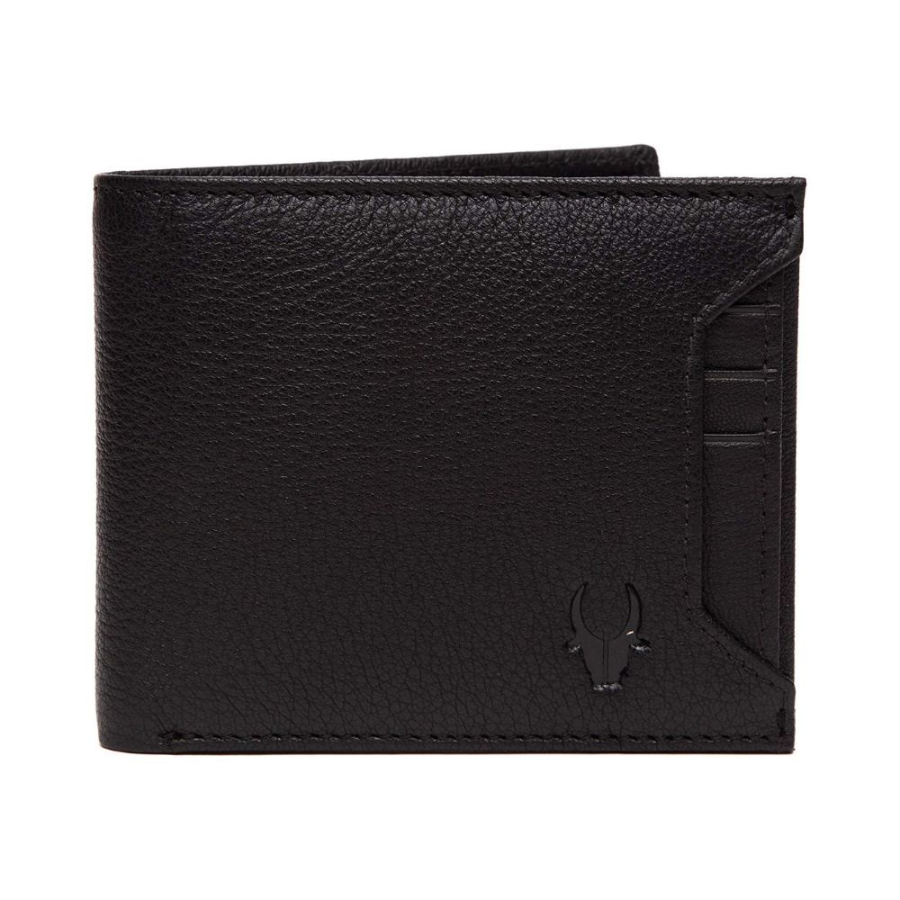 WildHorn Oliver Black Leather Wallet for Men