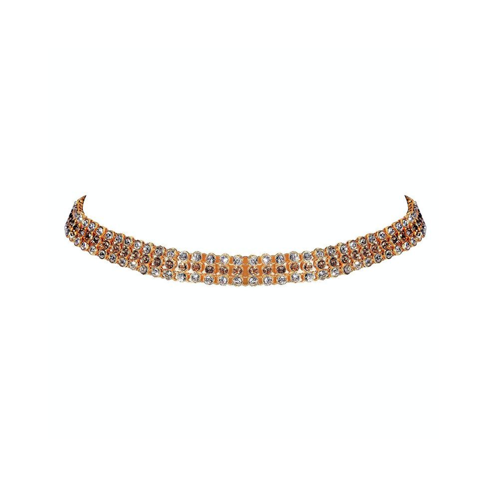 WomenSky Women's Gold Polished Brass Kamarband/Kamar Patta Jewellery, Golden