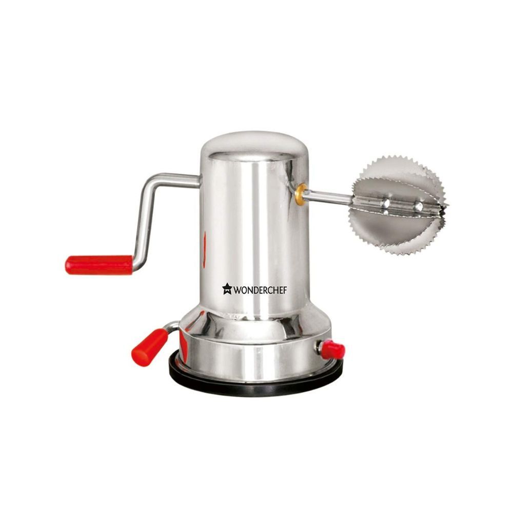 Wonderchef - Stainless Steel Coconut Scraper/Coconut Scrapper for Kitchen,Silver