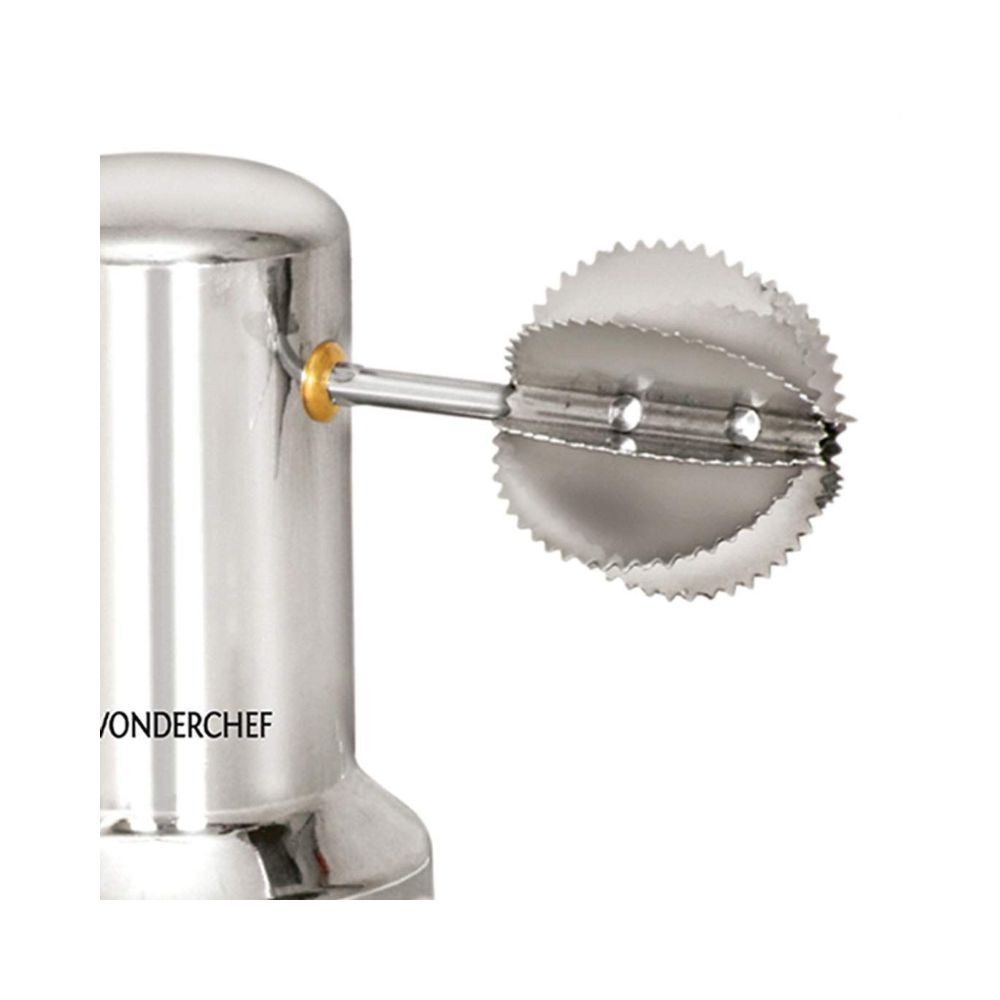 Wonderchef - Stainless Steel Coconut Scraper/Coconut Scrapper for Kitchen,Silver