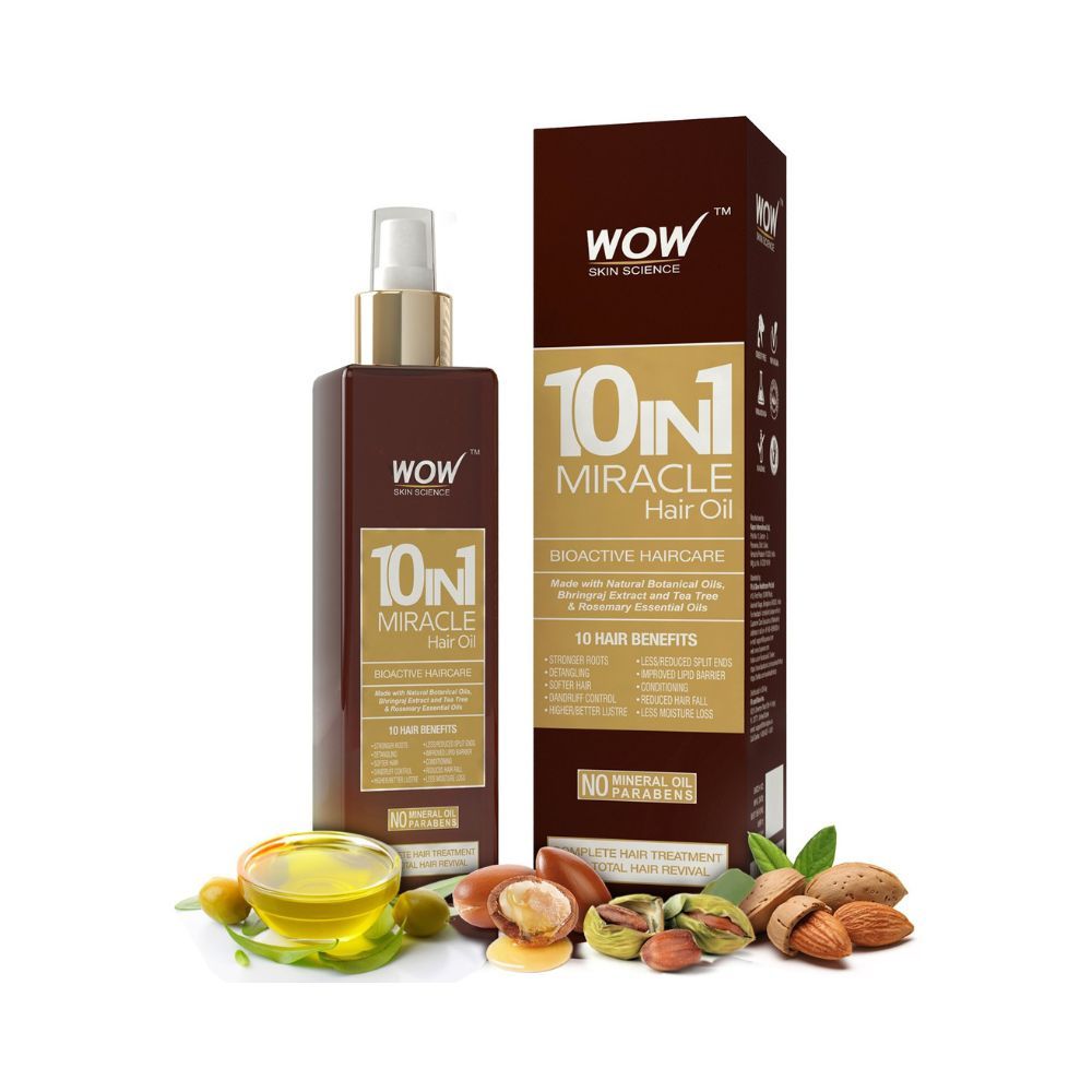 WOW Skin Science 10-in-1 Active Hair Oil - 200 ml