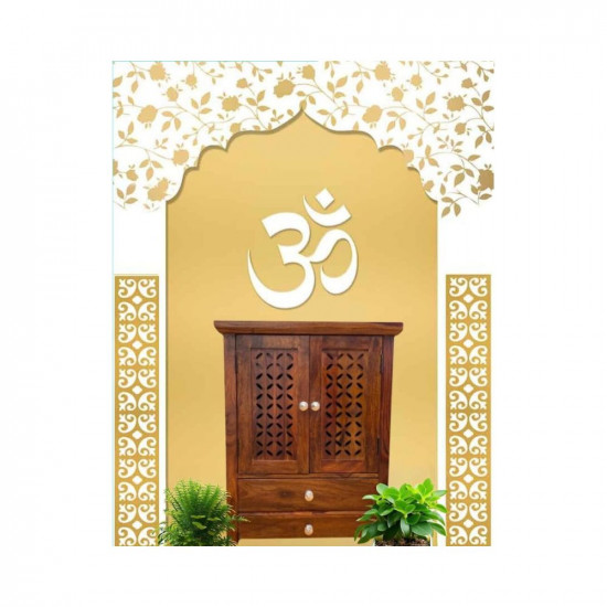 Wudniture Sheesham Wood Handcraft Temple for Home & Office | Wooden Temple - Natural Teak