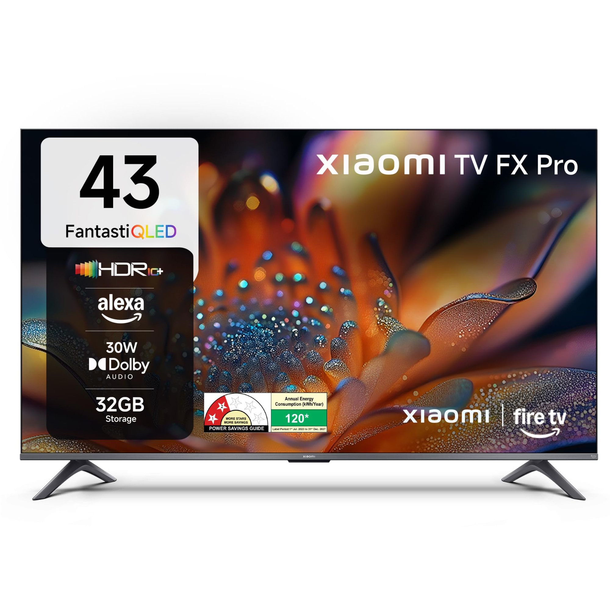 Xiaomi 108 cm 43 inch FX Pro QLED Ultra HD 4K Smart Fire TV L43MB-FPIN