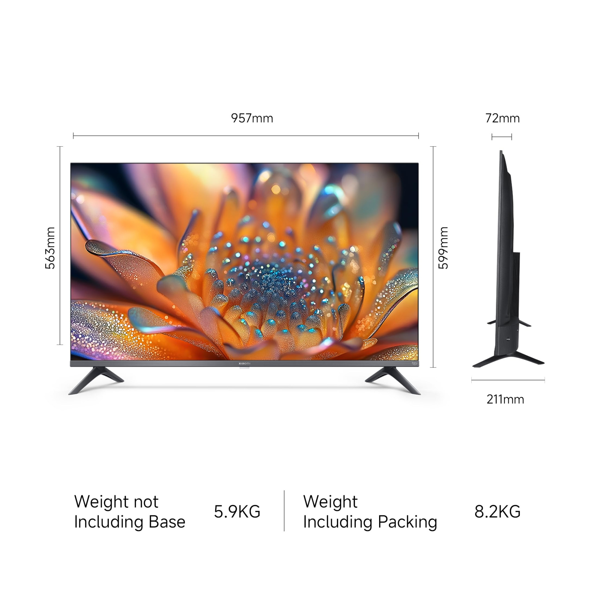Xiaomi 108 cm 43 inch FX Pro QLED Ultra HD 4K Smart Fire TV L43MB-FPIN
