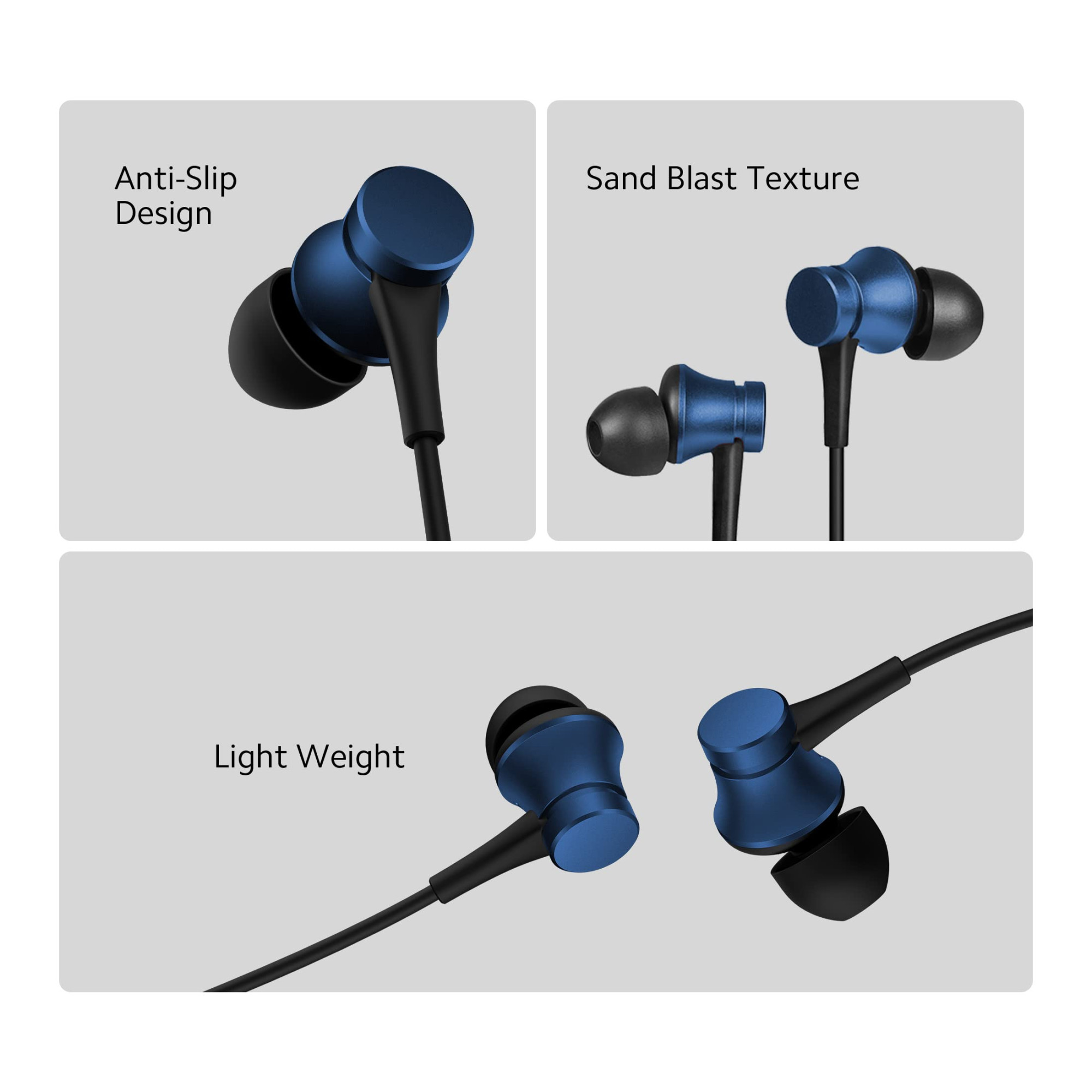 Xiaomi Wired in-Ear Earphones with Mic Ultra Deep Bass  Metal Sound Chamber Black