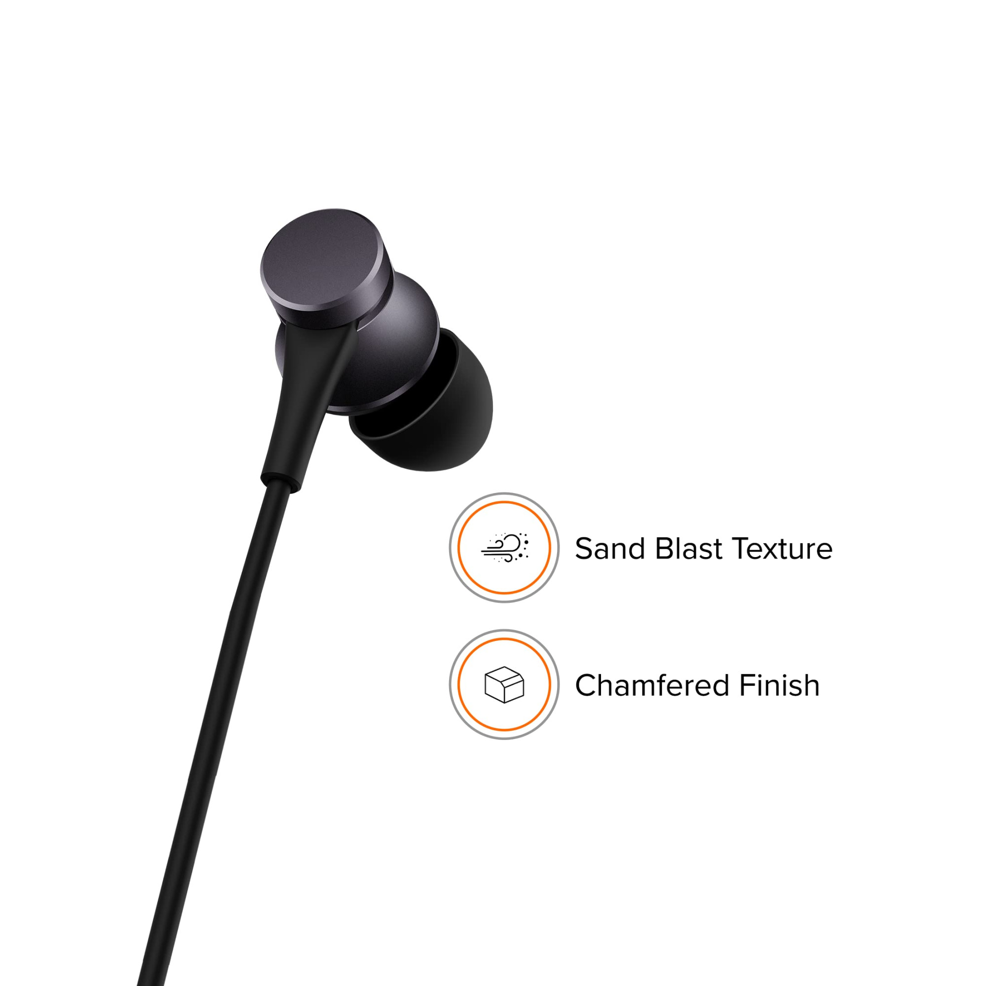 Xiaomi Wired in-Ear Earphones with Mic Ultra Deep Bass  Metal Sound Chamber Black
