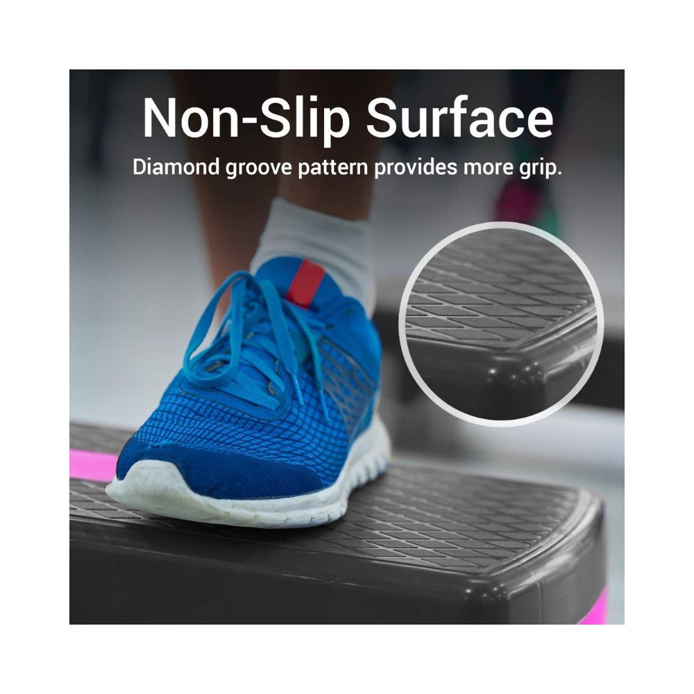 Xpeed Aerobic Step Board Exercise Stepper Adjustable Step Board