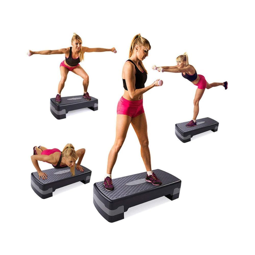 Xpeed Aerobic Step Board Exercise Stepper Adjustable Step Board