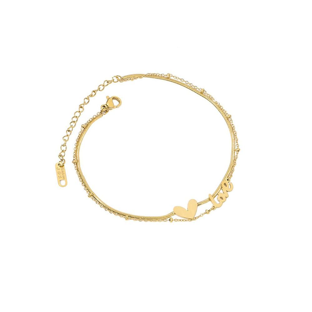Yellow Chimes Anklets for Women Charm Hagging inter-linked Chain
