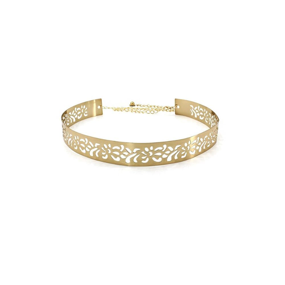 Yellow Chimes Latest Fashion Adjustable Kamarband Metal Waist Belt for Women and Girls