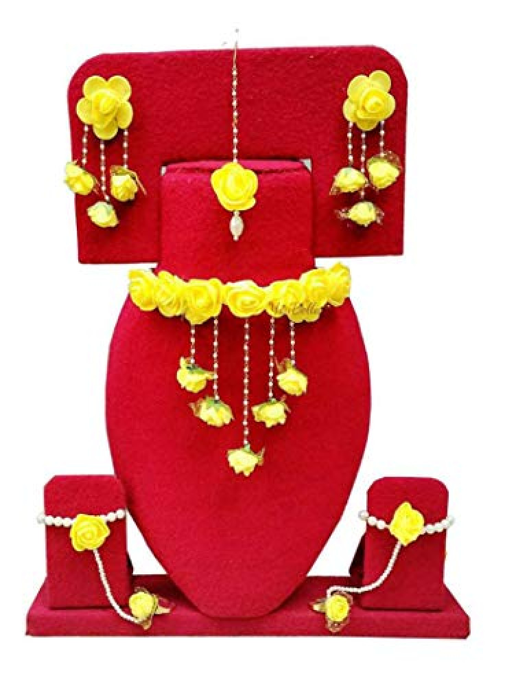 YouBella Jewellery Set for women Floret Gota Patti Necklace