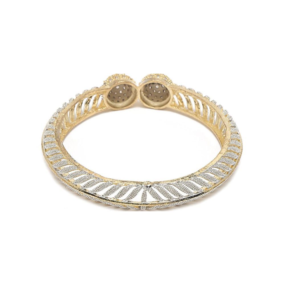 YouBella Jewellery Stylish Gold Plated Bangles for Girls and Women (YBBN_91892) (Gold)