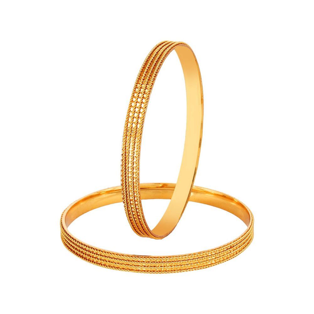 YouBella Jewellery Traditional Gold Plated Combo of 5 Pair of Bracelet Bangles Set for Girls and Women