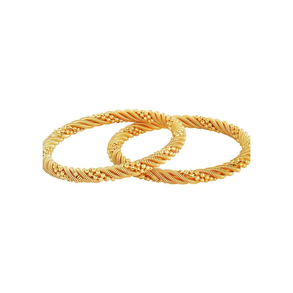 YouBella Traditional Gold Plated Jewellery Bangles for Women