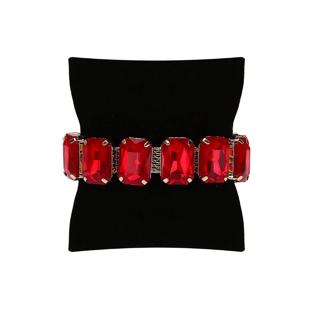YouBella Valentine Gift for Girlfriend/Wife Jewellery Crystal Bangle Bracelet For Girls and Women