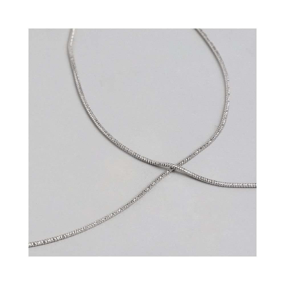 ZAVYA Pure 925 Pure Silver Anklets Pair Silver Foot Jewelry Gift for Women & Girls