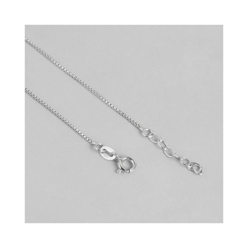 ZAVYA Pure 925 Pure Silver Set of 2 Anklets Foot Jewelry Gift for Women