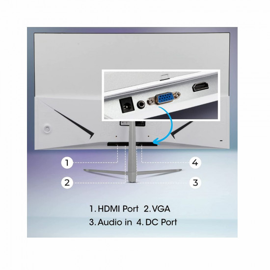ZEBRONICS 24 Inch 60 4 Cm Widescreen 1920 X 1080 Pixels LED Monitor