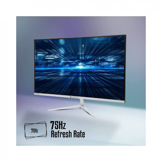 ZEBRONICS 68.5cms 27inch Widescreen Monitor, IPS, Ultra Slim, FHD 1920x1080 Pixels, HDMI, VGA, 250nits, Built in Speaker, Wall mountable, 75hz - ZEB-A27FHD LED, Black