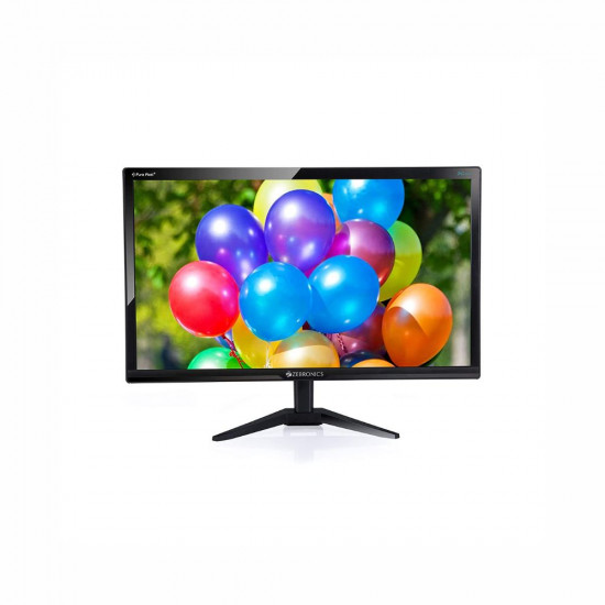ZEBRONICS A22FHD LED 21 5 54 61 cm LED 1920x1080 Pixels FHD Resolution Monitor with HDMI VGA Dual Input