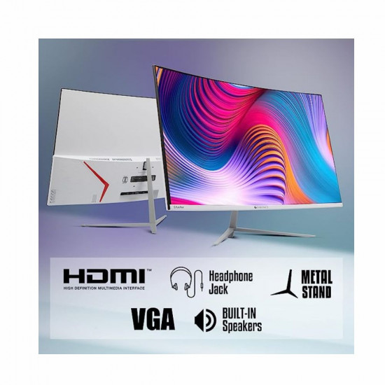 ZEBRONICS AC32FHD LED Curved 75Hz 80Cm 32 81 28 Cm 1920x1080 Pixels FHD Resolution Monitor with HDMI VGA Dual Input