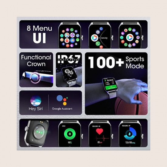 Zebronics ETERNAL Bluetooth Calling Smart watch