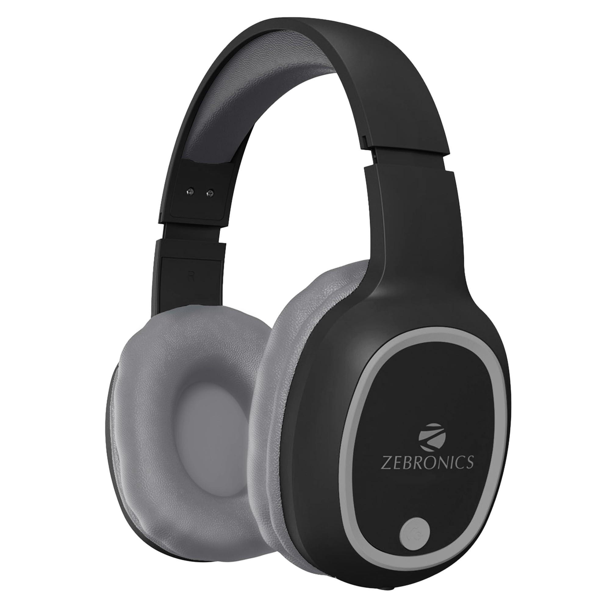 ZEBRONICS THUNDER Bluetooth 53 Wireless Headphones with 60H Backup Gaming Mode Dual Pairing ENC AUX Micro SD Voice assistant Comfortable Earcups Call FunctionBlack