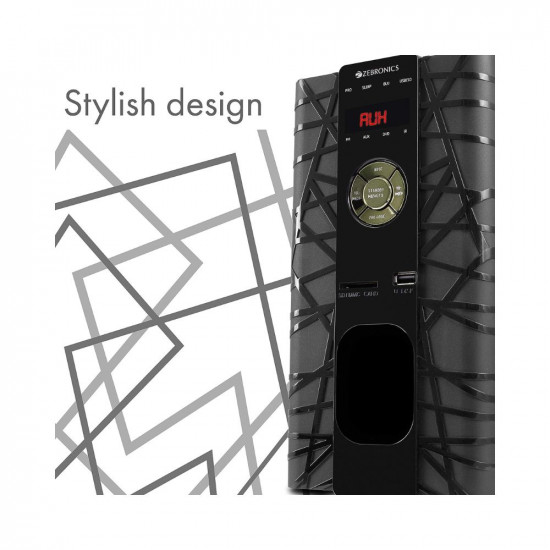 ZEBRONICS ZEB-BT6590RUCF Wireless Bluetooth Multimedia Speaker with Supporting SD Card, USB, AUX, FM & Remote Control. (65 Watt, 5.1 Channel)