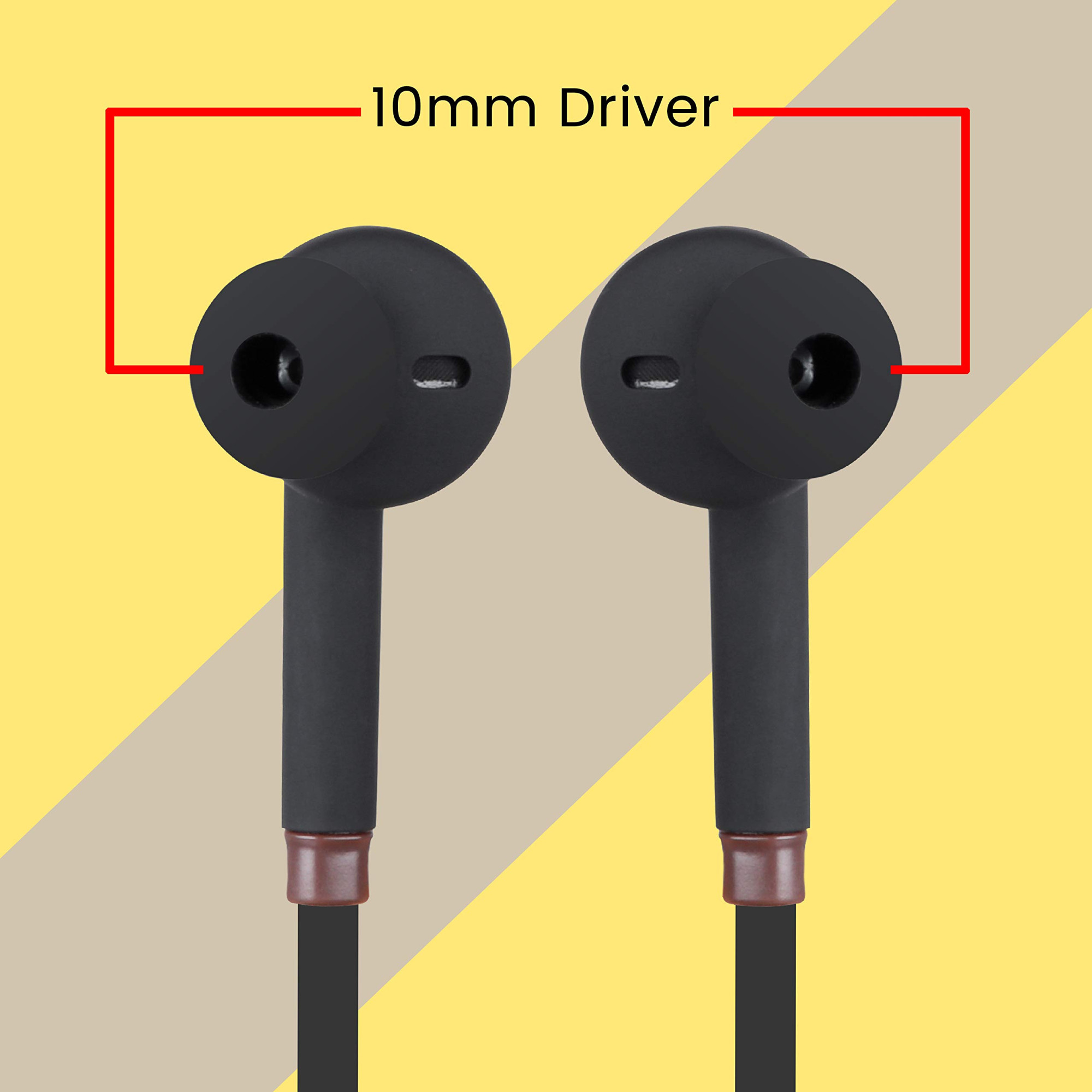 Zebronics Zeb-Corolla In Ear Wired Earphone with Mic 35mm Jack 12 Meter Cable Multi Function Button