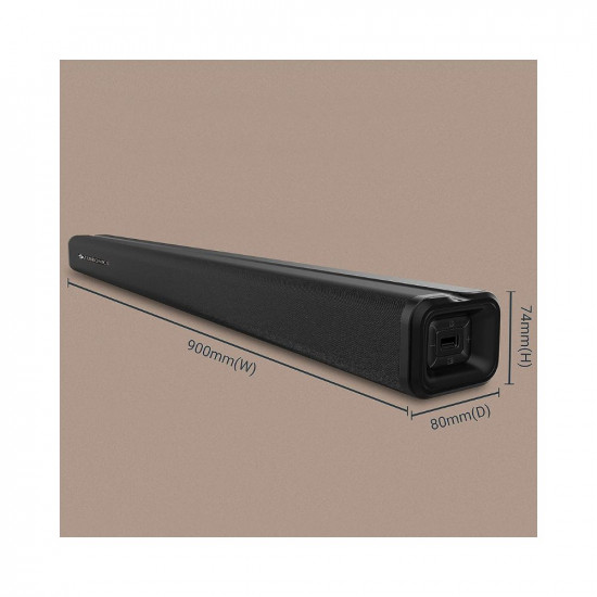 Zebronics ZEB-JUKE BAR 3500 Wireless Bluetooth Single Soundbar With Supporting Wall Mount, USB, AUX, Coaxial IN, HDMI ARC & Remote Control. (60 Watt, 2.0 Channel)