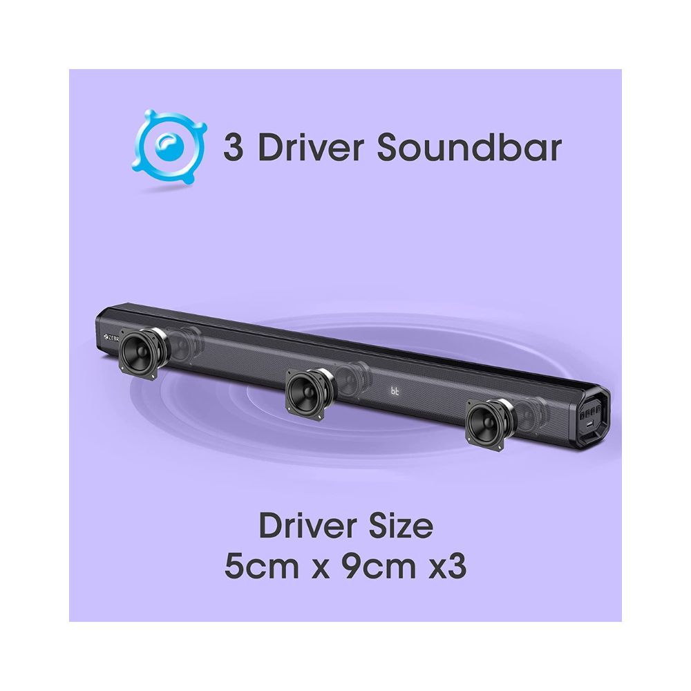 ZEBRONICS Zeb-Juke BAR 7400 PRO 5.1 Channel soundbar with 6.5 subwoofer