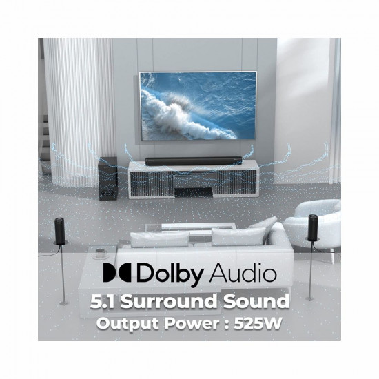 ZEBRONICS Zeb Juke BAR 9450 PRO Dolby 5 1 soundbar with Dolby Audio