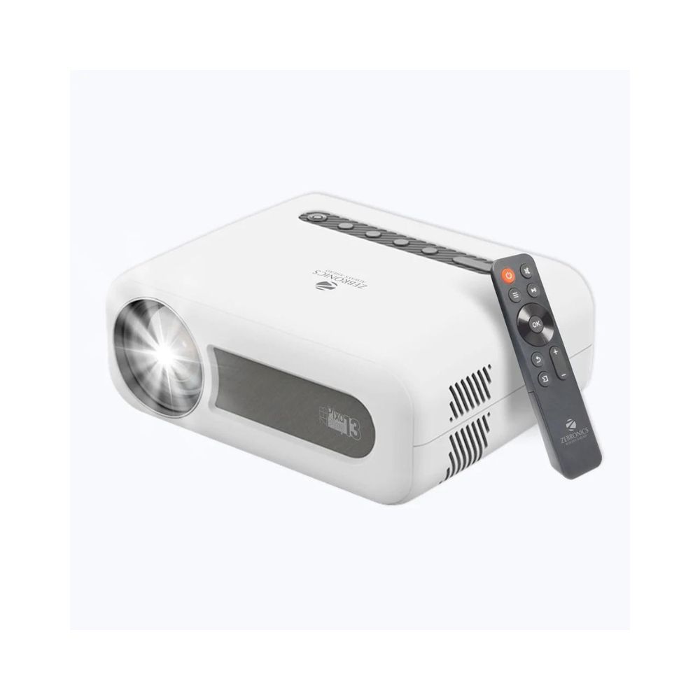 Zebronics Zeb PIXA PLAY 13 (2000 lm) Portable Projector (White)