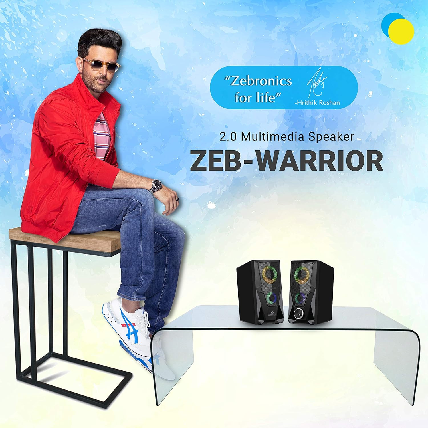 Zebronics Zeb-Warrior 20 Multimedia Speaker With Aux ConnectivityUSB Powered And Volume Control