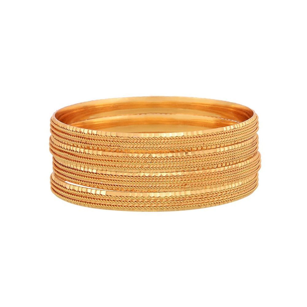 ZENEME Gold Plated Bangles for Women's & Girl's